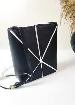 Кожаная сумочка crossbody purse flexible side bag with magneticдка
