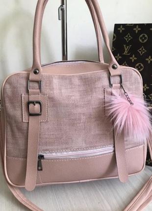 Розовая сумка2 фото