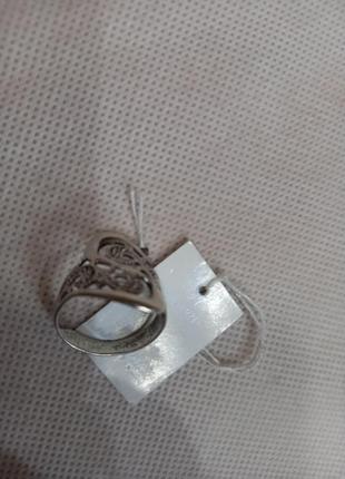 Перстень срібний