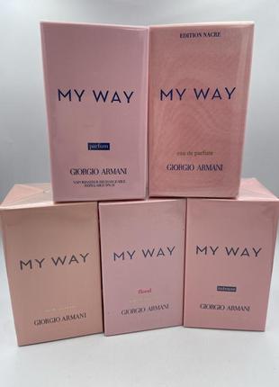 Armani my way parfum nacre floral intense 90мл