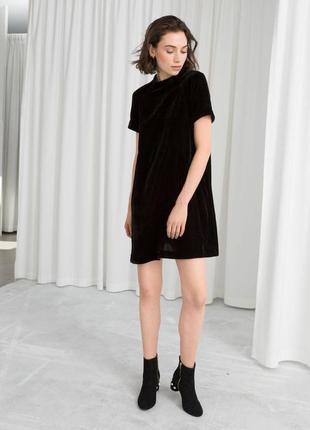 Сукня velvet t-shirt dress / 40