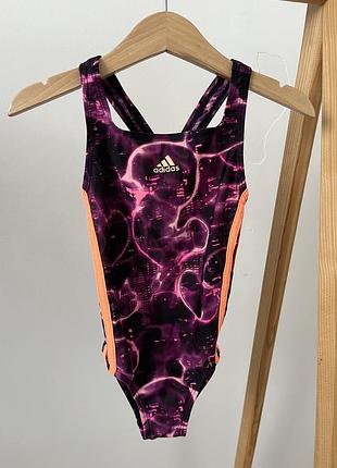 Детский купальник адидас adidas слитный купальник для девочки розовый купальник