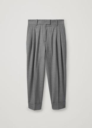 Штани cos dropped crotch wool trousers / 441 фото