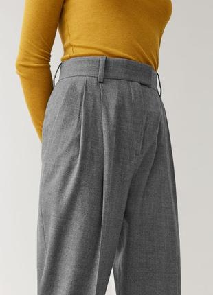 Штани cos dropped crotch wool trousers / 442 фото