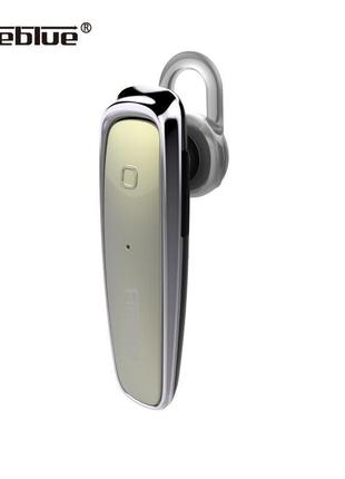 Бездротова bluetooth блютуз гарнітура для смартфона fineblue fx1 золотиста