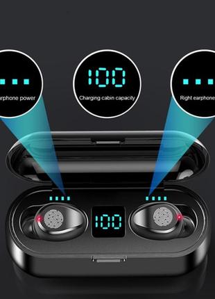 Сенсорные беспроводные наушники и гарнитура bluetooth yoogi tr65. вакуумные наушники блютуз для телефона