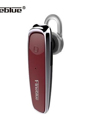 Бездротова bluetooth блютуз гарнітура для смартфона fineblue fx1 червона