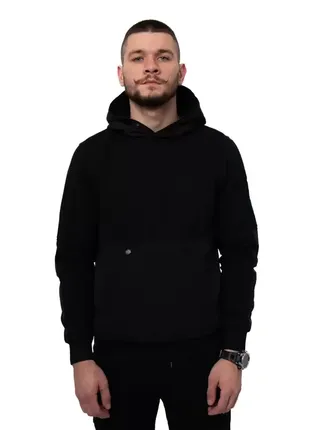 Худі weekend offender murata pocket hoodie black