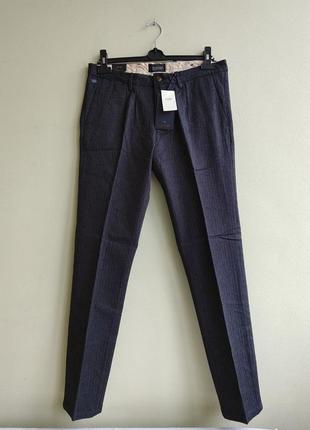 Мужские брюки плотные брюки stuart regular slim fit scotch&soda