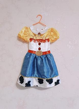 Карнавальна сукня ковбойши джессі із м/ф "історія іграшок" на 3-4 роки зріст 98 -104 см disney
