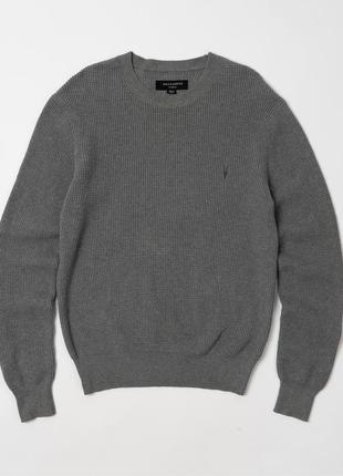Allsaints rias crew neck cotton sweater&nbsp;мужской свитер