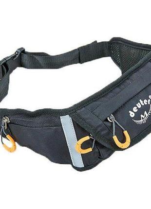 Пояс-сумка deuter 1028 черный (39429046), no branding