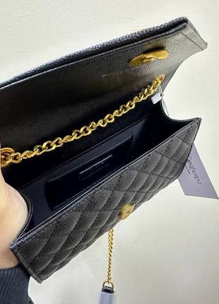 Сумка клатч Saint Laurent Eyewear Sonnenbrille mit Cat-Eye-Gestell Schwarz4 фото