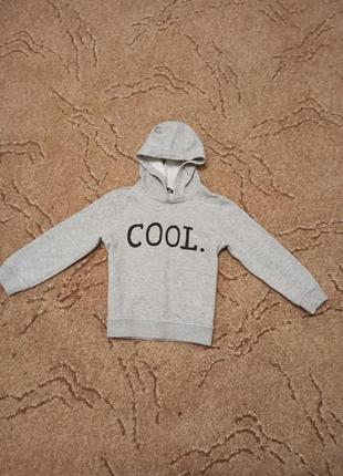 Толстовка серая cool, худи,свитер