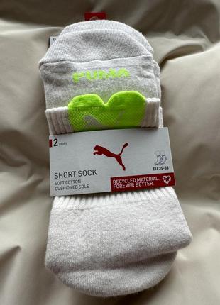 Носки/шкарпетки puma (розмір 35-38) нові, 2 пари