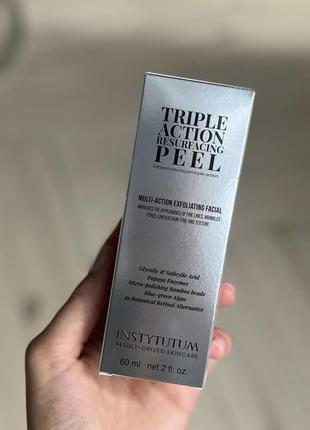 Пилинг для лица тройного действия instytutum triple 98 resurfacing peel 60ml