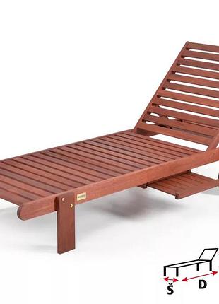 Шезлонг hecht resort i