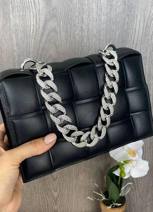 Женская мини сумочка клатч с цепочкой