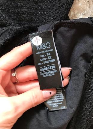 Стильный чёрный топ m&s 5