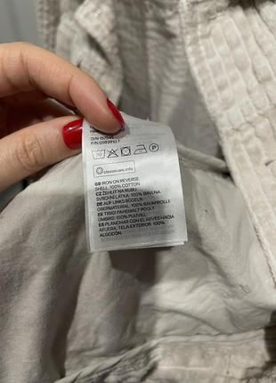 Бавовняна куртка/жакет  у вельветову полоску від h&m7 фото