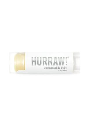 Бальзам для губ hurraw! unscented balm 4,8 г