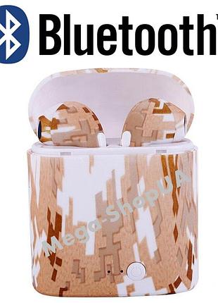 Беспроводные наушники и гарнитура bluetooth tws i7s-j3. наушники блютуз блютус для телефона, смартфона