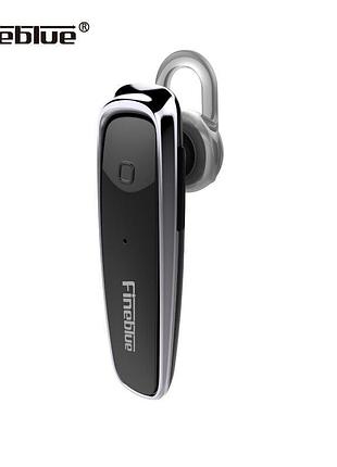 Бездротова bluetooth блютуз гарнітура для телефону смартфона finеblue fx1 чорна. бездротова гарнітура