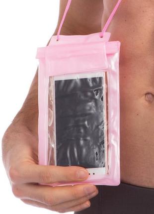 Водонепроницаемый чехол для телефона d007 розовый (39508177), fdso