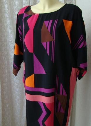 Платье женское модное легкое летнее вискоза мини бренд atmosphere р.46 №31564 фото