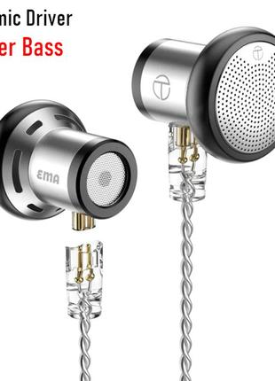 Проводные наушники для телефона, смартфона ema bass / dynamic driver 14.2mm vb100. стерео наушники проводные
