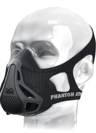 Маска для тренування дихання training mask phmask1000 m чорний (56621001)