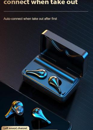 Сенсорные беспроводные наушники и гарнитура bluetooth df091. вакуумные наушники блютуз для телефона, смартфона5 фото