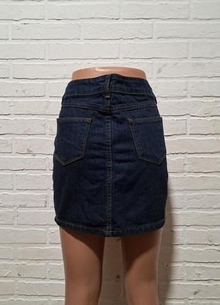 Женская джинсовая мини юбка2 фото
