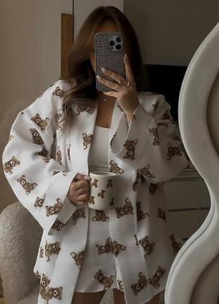 Женский домашний комплект пижама2 фото