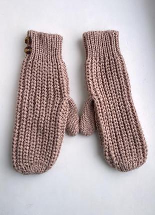 Стильные варежки accessorize перчатки рукавиці