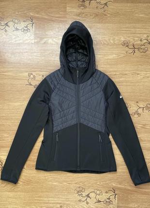 Жіноча комбінована куртка asics hybrid jacket1 фото