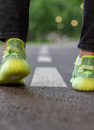 Летние кроссовки адидас изи буст 350 зелёные, adidas yeezy boost 350❤️36рр-45рр❤️кросівки адідас ізі 3505 фото