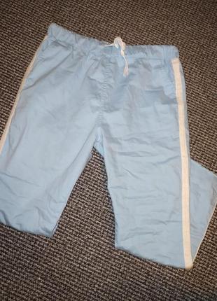 Літні брюки блакитні легкі