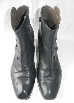 Женские кожаные полусапожки vabena р.39 дл.ст 26см