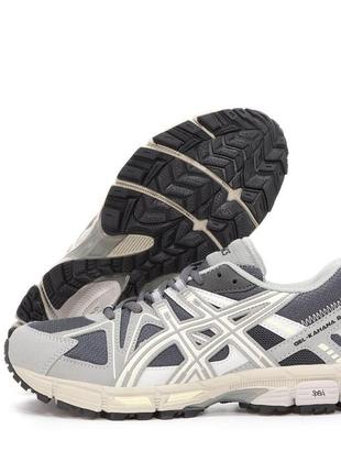 Мужские кроссовки asics gel-kahana 8 grey white 40-41-42-43-456 фото