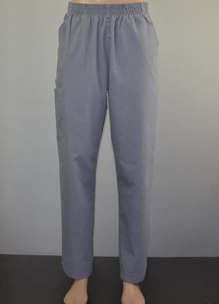 Женские, медицинские, удобные брюки maevn (m) grey1 фото