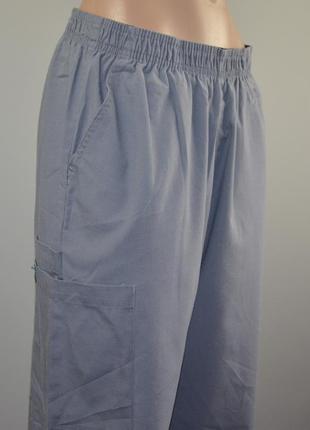 Женские, медицинские, удобные брюки maevn (m) grey2 фото