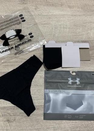 Женские черные трусики (2 шт) pps thong under armour