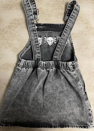 Джинсовый сарафан на девочку 3-4 года