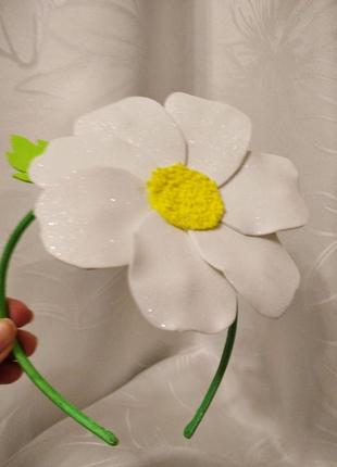 Обруч ромашка ободок цветок цветочка1 фото