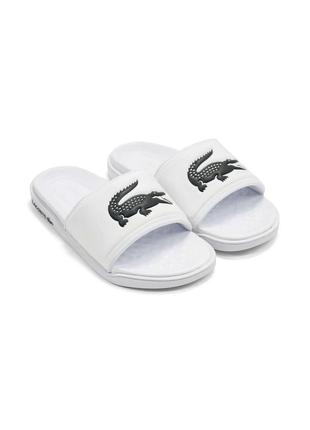 Шлепанцы lacoste croco