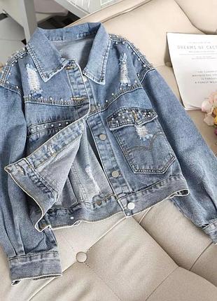 Модная джинсовка 🖤🖤🖤