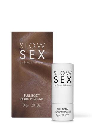 Тверді парфуми для всього тіла bijoux indiscrets slow sex — full body solid perfume feromon