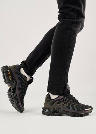 Чоловічі кросівки nike air max plus black chameleon5 фото