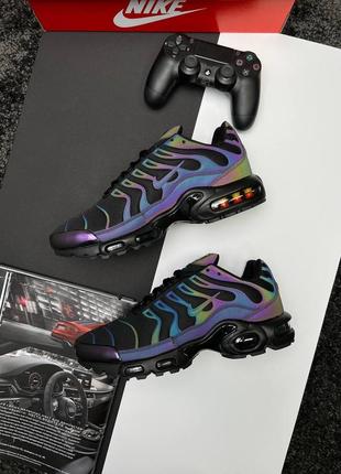 Чоловічі кросівки nike air max plus black chameleon2 фото